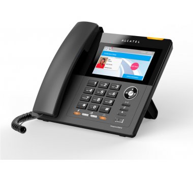 ALCATEL Temporis IP901G Gigabit IP phone with color HD touch Display with DECT Base and call recording function