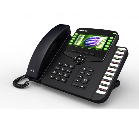 Akuvox SP-R67G Gigabit Ethernet IP Phone, Color Display