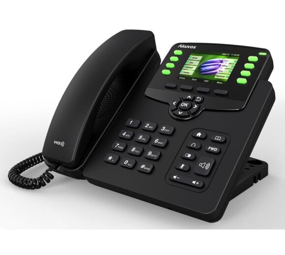Akuvox SP-R63G Gigabit Ethernet IP Phone, Color Display