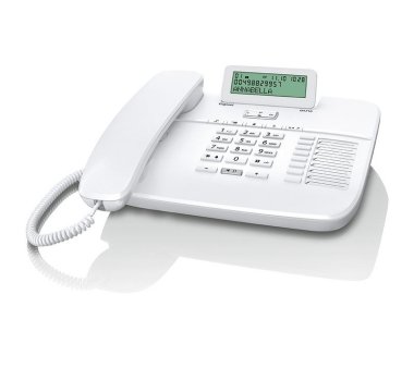 Gigaset DA710 Handsfree corded analog phone, white