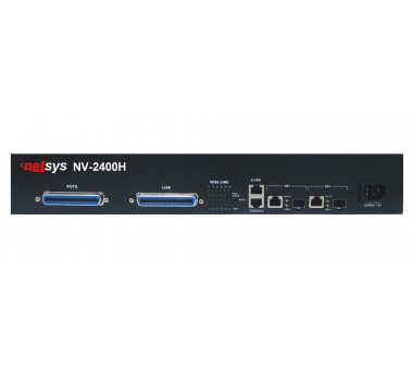 Netsys NV-2400H, 24-Port POTS VDSL2 Switch (IP DSLAM bzw. Master) mit 2x Gigabit Ethernet Combo-Port RJ45/SFP