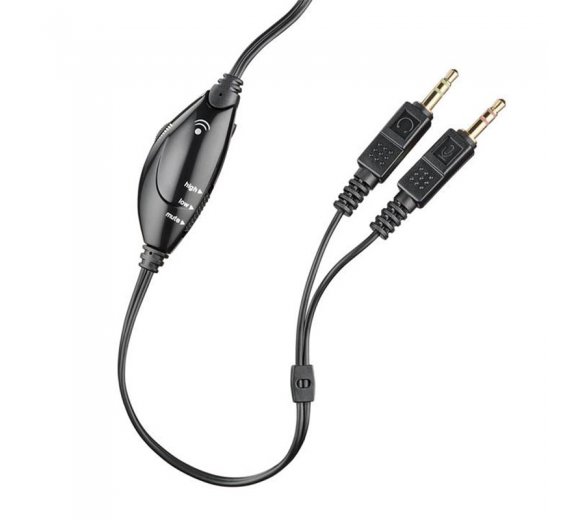 Plantronics Audio 326 Analog Stereo Computer-Headset, 2x 3,5mm-Anschluss an der Soundkarte Ihres PCs