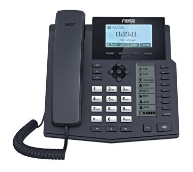 Fanvil X5 IP Phone with self-labeling function keys