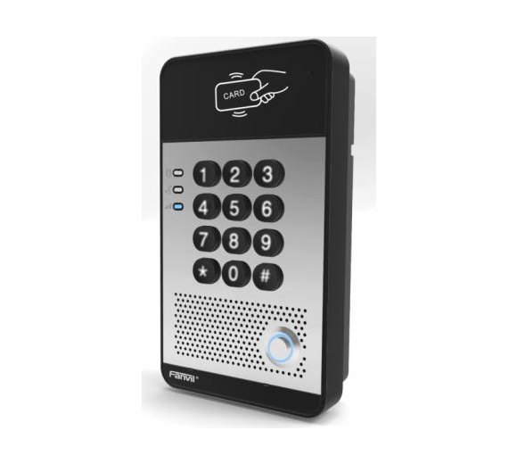 Fanvil i20S SIP Door Phone with 2 SIP Lines, Access Control (by call, by code, IC/RFID), OpenVPN, PoE