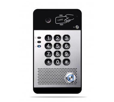 Fanvil i30 SIP Video Door Phone with 2 SIP Lines, Access Control (by call, by code, IC/RFID), OpenVPN, PoE, Wide Temperatur Range