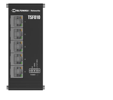 Teltonika TSF010 Industrial flat Ethernet Switch (113 x 28 x 50 mm)
