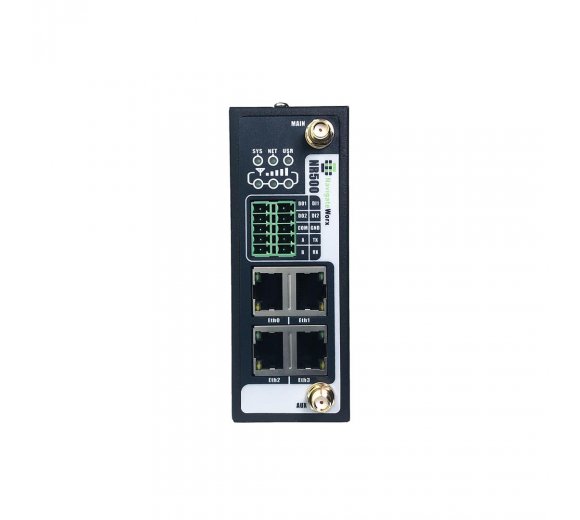 NavigateWorx NR500-P4G, Pro (Herst-Nr. A504433) 4G Industrie Router ( CAT6 & CAT4) / Dual SIM, 4x LAN, OpenVPN