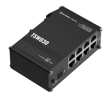 Teltonika TSW030 8-port Industrial Ethernet Switch...