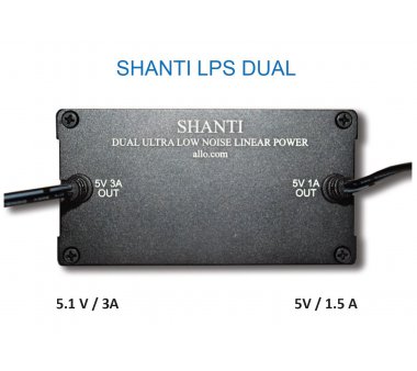 ALLO SHANTI LPS DUAL - Dual Linear Power supply (5V/3A ,...