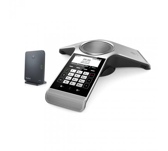 Yealink CP930W + W60B IP-DECT Basis - Kabelloses DECT-Konferenztelefon