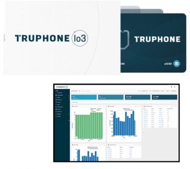 Teltonika: TRUPHONE TruSIMcard Io3 SIM PREPAID Connectivity mit 400 MB 5 Jahre Laufzeit (Gebiet: alle EU-Länder + Schweiz, Norwegen), Datenüberwachung, SIM-Kartenmanagement, Support 24/7, Historie-Analyse