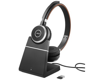 Jabra Evolve 65 UC Binaural USB NC Bluetooth Headset with...