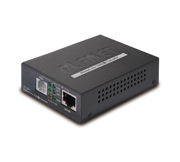 Planet VC-231 100 Mbps Ethernet over VDSL2 Konverter - 30a Profil