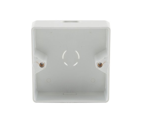 On-wall housing, on-wall box 80x80 device box incl. device screws
