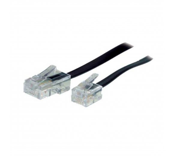 1.80m Phone Cable with RJ45 ISDN Western plug 8/2 to RJ11 Western plug 6/2