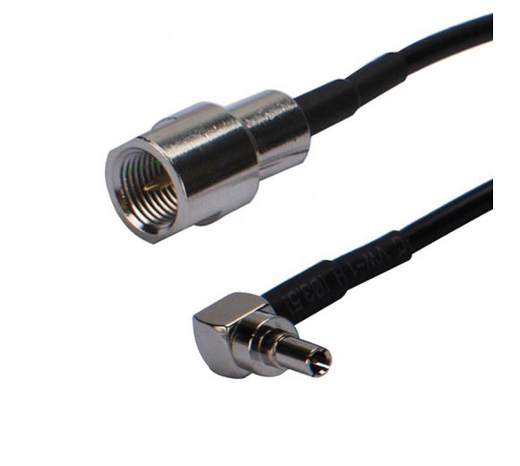 Pigtail RG174 adapter cable with FME connector to CRC9 connector
