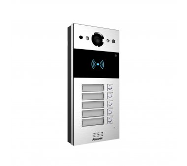 Akuvox R20B5 SIP Video-Türsprechanlage mit 5 Tasten und RFID, Aufputzmontage