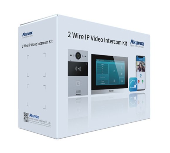 Akuvox 2-Wire IP Video Intercom Kit201 (R20A-2 + C313W-2  & Smartplus)