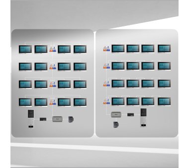 Akuvox C313W-LP-2 Innenstation auf 2-Drahttechnik...