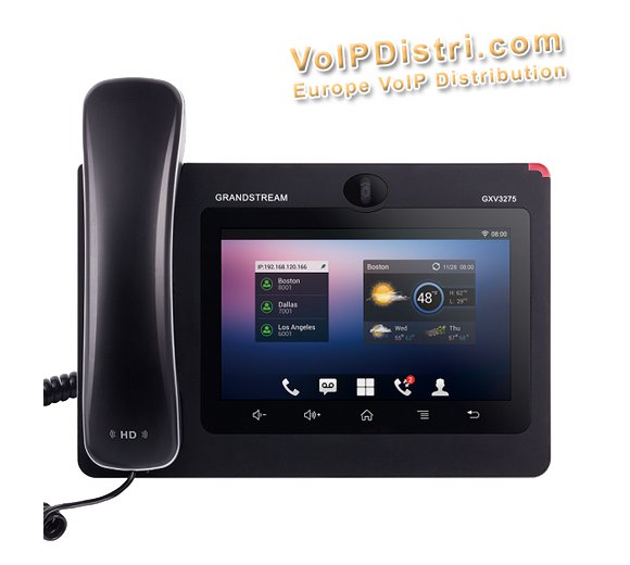 Grandstream GXV3275 IP Video Telefon (High-End 7" Farb-Touch Display, Android Gigabit WLAN, Bluetooth, PoE)