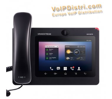 Grandstream GXV3275 IP Video Phone (High-End 7" Touch color Display, Android Gigabit WLAN, Bluetooth, PoE)