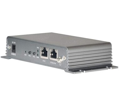 ZYCOO X10 SIP PA Gateway SIP Durchsagesystem für Broadcasting mit 10 Watt Verstärker, PoE 802.3at Standard (G.722, OPUS, G.711 Codec)