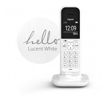 Gigaset CL390HX DECT handset, color Lucent White...