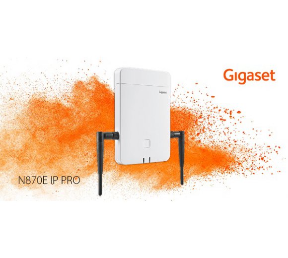 Gigaset N870E IP PRO - DECT IP PRO Multicell Base Station with 2 external antennas (TNC connection)