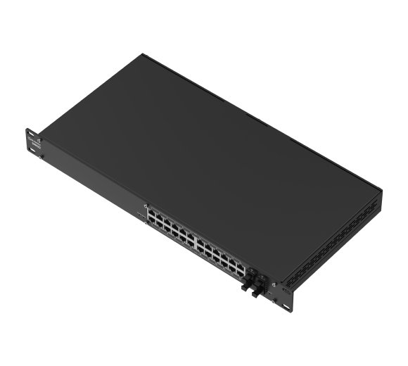 Teltonika SWM282 Profinet L2+ managed PoE+ Switch (24x ETH PoE+, 4x SFP)