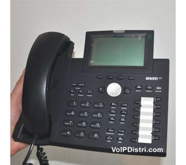 Snom 370 VoIP phone, PoE, Original Snom SIP Firmware *NEW...