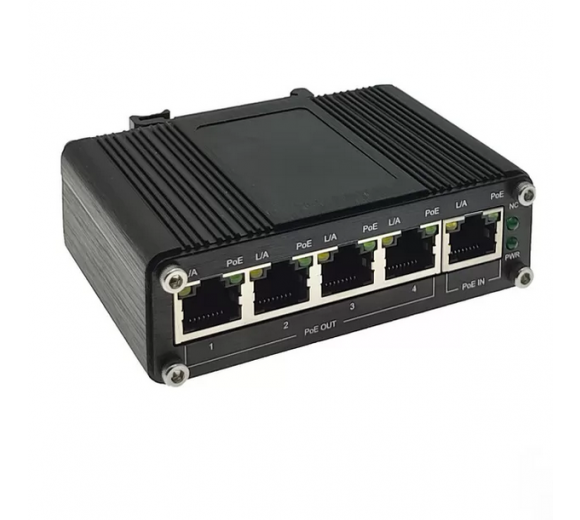 Mini Industrial Switch 10 Ports Gigabit Switch Hardened 10 Port RJ45  10/100/1000Mbps Ethernet Switch Din Rail Mount Outdoor Ethernet Switch,  Unmanaged Network Switch (-40 to 176°F) with 12-48V DC 