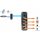 4 Port Gigabit PoE Extender (IEEE 802.3af/at) PoE Injector auf DIN-Hutschiene, kaskadierbar, PoE Input Port Max 30  Watt