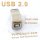 USB Adapter 2.0 A Female - B Female (2x Kupplung), Compatible with 4G/LTE Stick