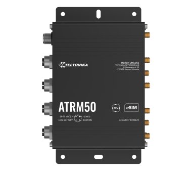 Teltonika ATRM50 rugged 5G router with M12 X-coded...