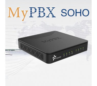 Yeastar MyPBX SOHO VoIP Telefonanlage + 2 BRI ISDN > Yealink, Gigaset, Snom etc.