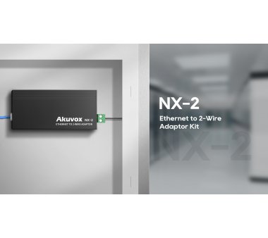 Akuvox NX-2 Ethernet to 2-Wire Adapter Kit