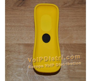 Auerswald - COMfortel / Spectralink (ex. Polycom) Kirk Butterfly Yellow Soft Cover (Silicon) + Belt Clip