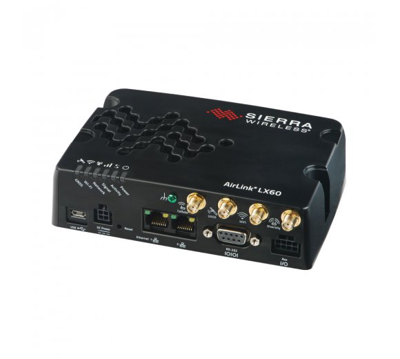 Sierra Wireless AirLink LX60 2x Gigabit LAN Port, LTE CAT4 Router, RS232, RS485, Mehrfach-I/O