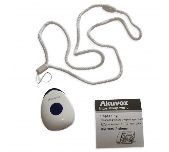 Akuvox SOS Button (869 MHz) for R15P IP Phone and C315, C317, C319 Indoor Monitor