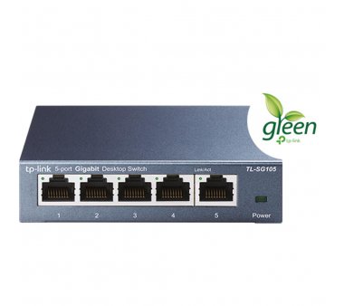 TP-Link TL-SG105 5 Port-Gigabit-Desktop-Switch (QoS...
