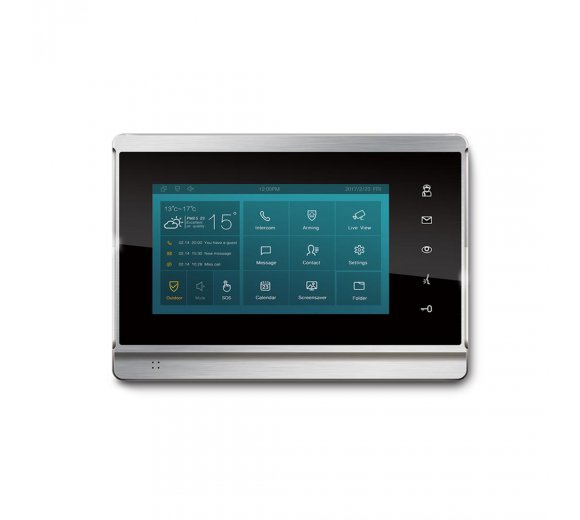 Akuvox IT82W  Indoor Monitor, PoE, WLAN, Android basierend (7" Touchscreen, 5 Funktionstasten)