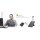 Fanvil X2P Call Center IP telephone with headset stand, PoE, color display (optional: pedal switch, EHS for DECT headsets)