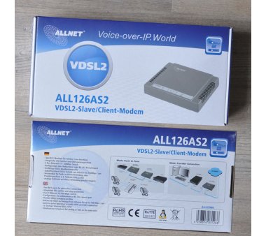 ALL126AS2 VDSL2 Modem Salve/Client, Infineon Chipsatz,...