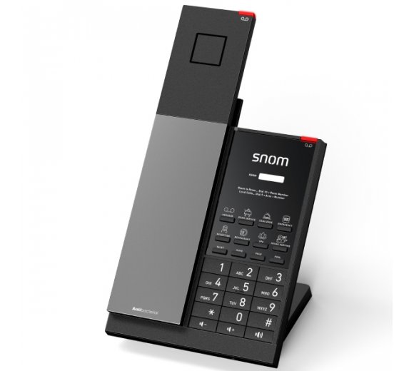 Snom HD351W WiFi IP phone with cordless DECT handset (special keys: reception, alarm clock, reservation, emergency call ...)