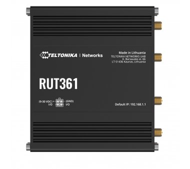 Teltonika RUT361 4G LTE-TDD & LTE-FDD CAT6 industrial mobile router (EU version)
