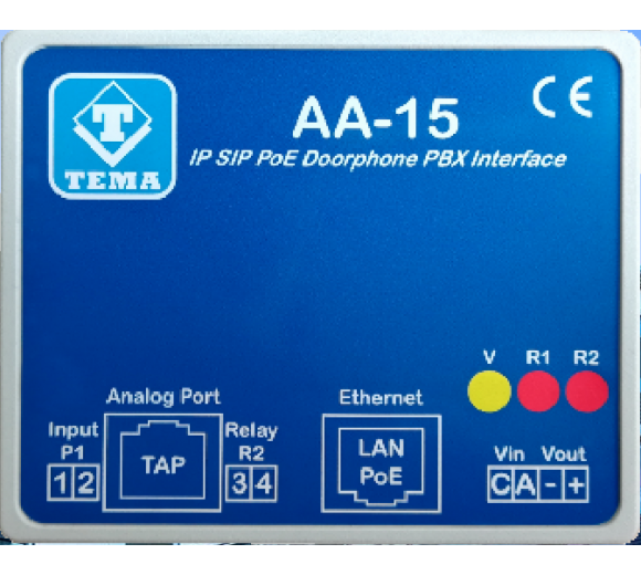 Tema AA-15SIP SIP door relay (PoE)