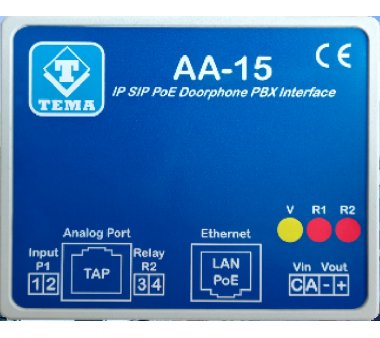 Tema AA-15IP SIP door relay (PoE)