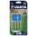 VARTA LCD Charger for AA / AAA rechargeable batteries, incl. 12V adapter, USB cable and 4 AA rechargeable batteries