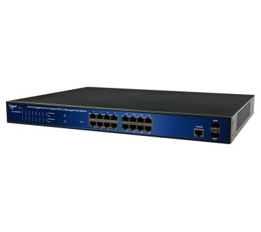 ALLNET ALL-SG8318PM 16 Port Managed PoE Gigabit Layer-2...