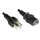 Kaltgerätestecker auf Netzkabel Amerika USA Typ B auf C13, Kabel-Typ: AWG18, 1,8m